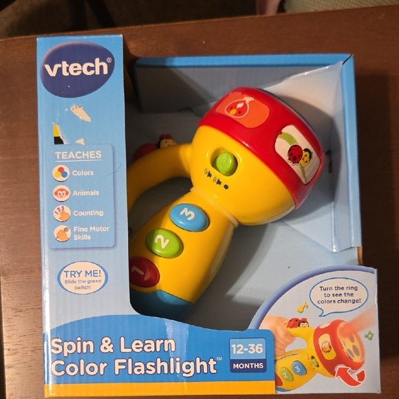 Vtech Spin & Learn Color Flashlight - Picture 1 of 9